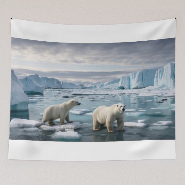 Item preview, polar bear t-shirt sticker designed designed and sold by Amitabr14.