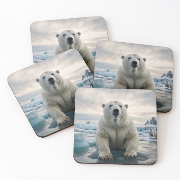 Item preview, polar bear t-shirt sticker designed designed and sold by Amitabr14.
