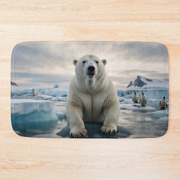 Item preview, polar bear t-shirt sticker designed designed and sold by Amitabr14.