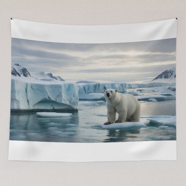 Item preview, polar bear t-shirt sticker designed designed and sold by Amitabr14.