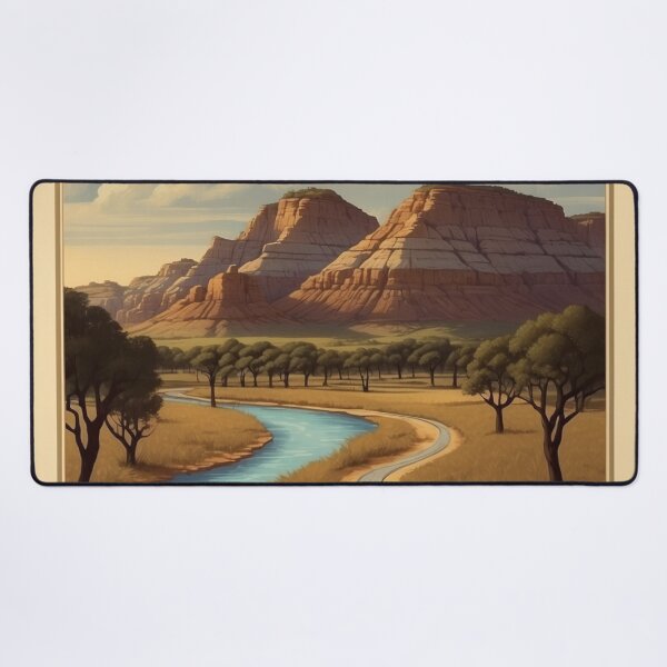 Item preview, 001 Vintage Texas Travel Poster Design designed and sold by Alexis Art Collection.