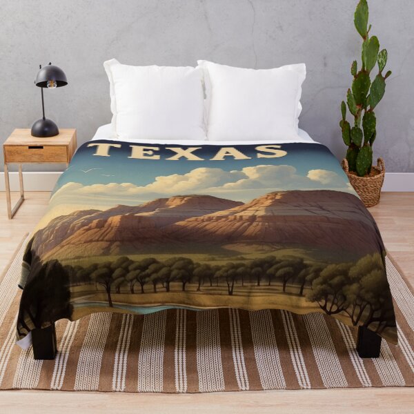 Item preview, 001 Vintage Texas Travel Poster Design designed and sold by Alexis Art Collection.
