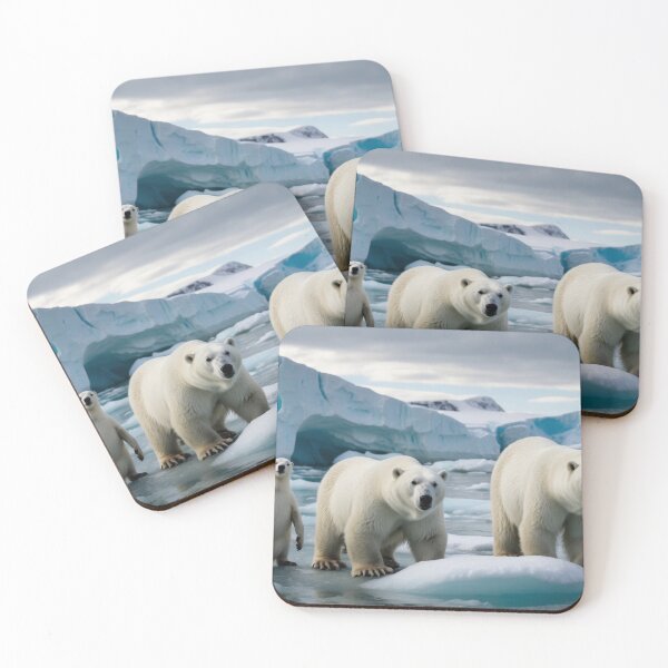 Item preview, polar bear t-shirt sticker designed designed and sold by Amitabr14.