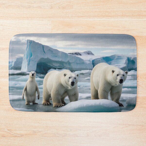 Item preview, polar bear t-shirt sticker designed designed and sold by Amitabr14.