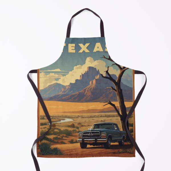 Item preview, 002 Vintage Texas Travel Poster Design designed and sold by Alexis Art Collection.