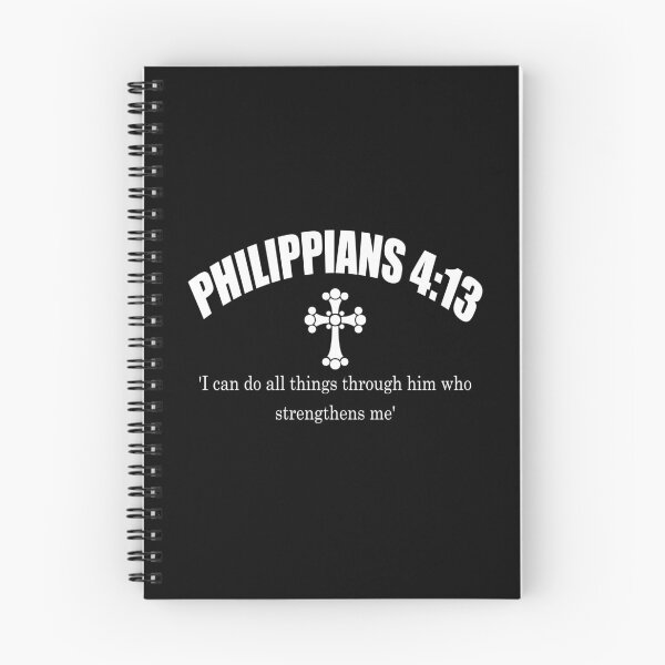 Item preview, PHILIPPIANS 4:13 bible verse   designed and sold by MrDomStore.