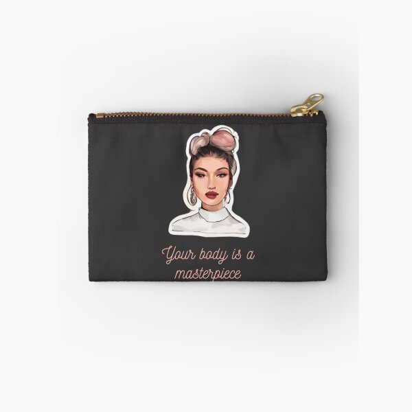 Item preview, Your body is a masterpiece classy empowerment modern quotes expression designed and sold by MartaRMC.