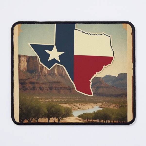Item preview, 003 Vintage Texas Travel Poster Design designed and sold by Alexis Art Collection.