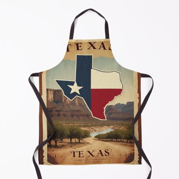 Item preview, 003 Vintage Texas Travel Poster Design designed and sold by Alexis Art Collection.