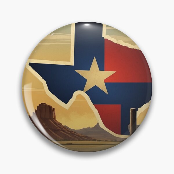 Item preview, 004 Vintage Texas Travel Poster Design designed and sold by Alexis Art Collection.