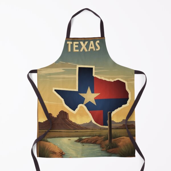 Item preview, 004 Vintage Texas Travel Poster Design designed and sold by Alexis Art Collection.