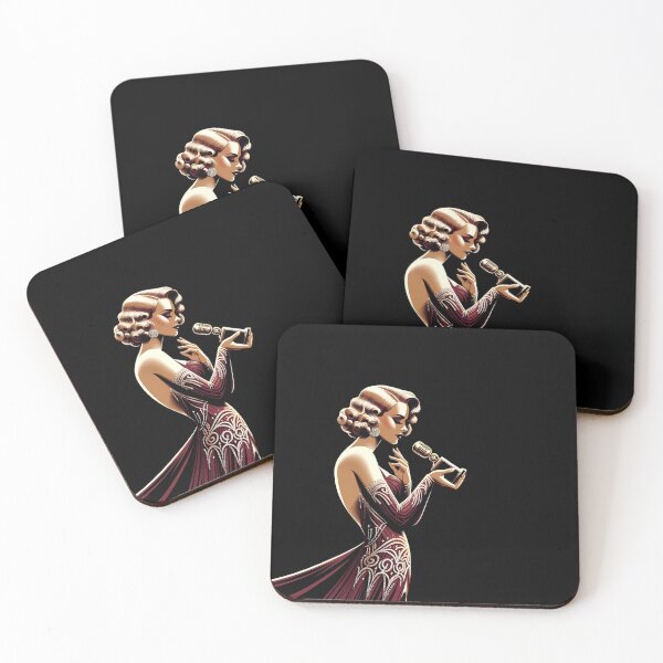Item preview, Classic Jazz Diva Illustration designed and sold by M-ormin.