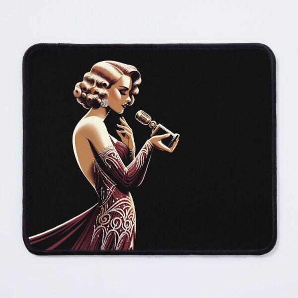 Item preview, Classic Jazz Diva Illustration designed and sold by M-ormin.
