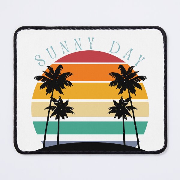 Item preview, Sunny Day - Tropical Beach Sunset Graphic designed and sold by Hill Strom.