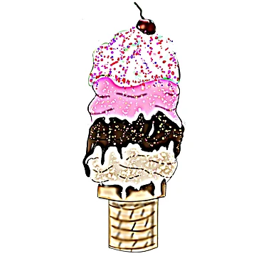 Artwork thumbnail, Ice Cream by Shells Designs