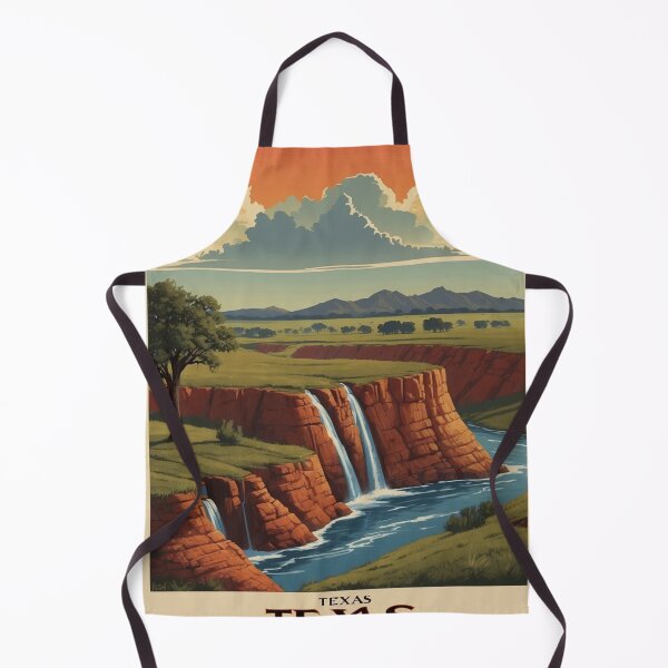 Item preview, 005 Vintage Texas Travel Poster Design designed and sold by Alexis Art Collection.