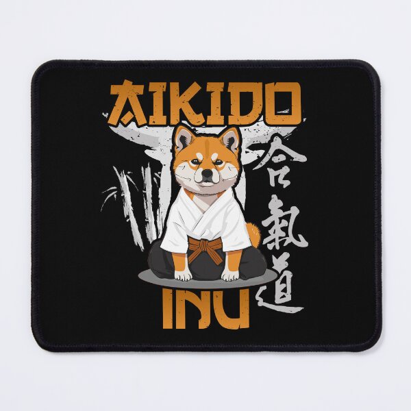 Item preview, aikido inu akita inu funny aikido japanese mma mixed martial arts designed and sold by teeartforyou.