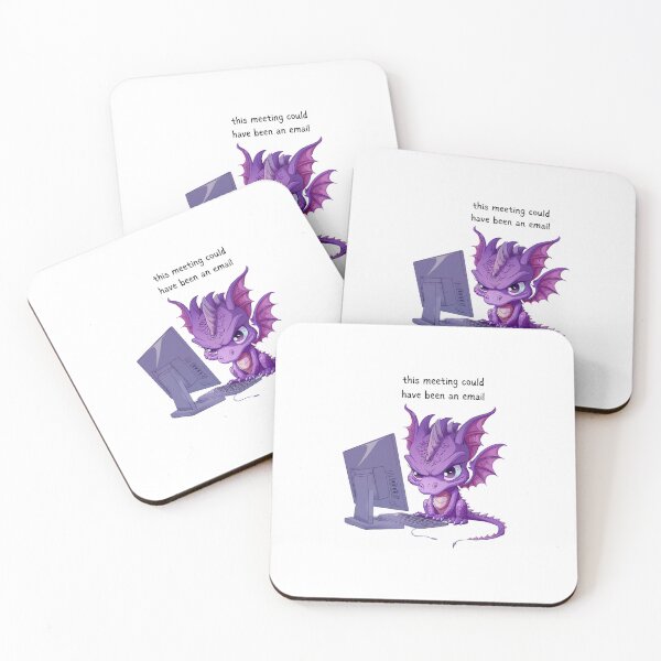 Item preview, Dragon - Meeting could have been an email - Snarky Funny designed and sold by kalyssa44.
