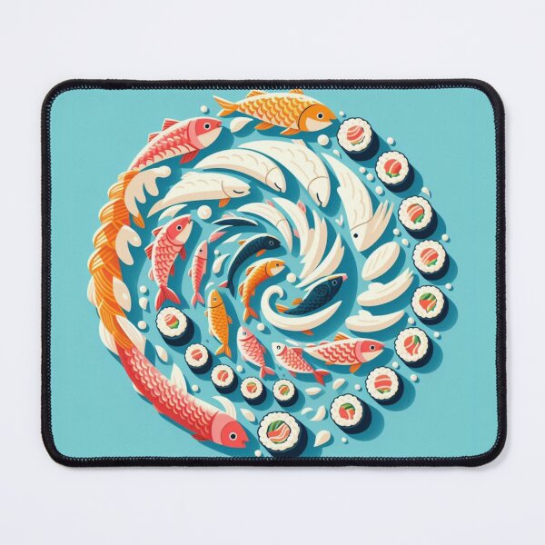 Item preview, Spiral Sushi Delight designed and sold by LyssasMindArt.