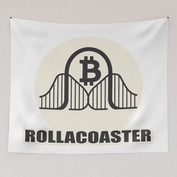 Item preview, Bitcoin Rollacoaster designed and sold by duke818.