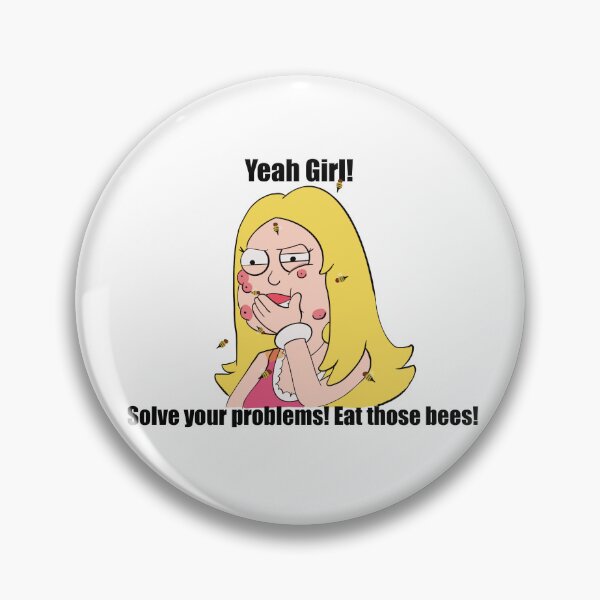 Item preview, Francine “yeah girl solve your problems eat those bees!” Klaus quote American dad designed and sold by booettebabe.