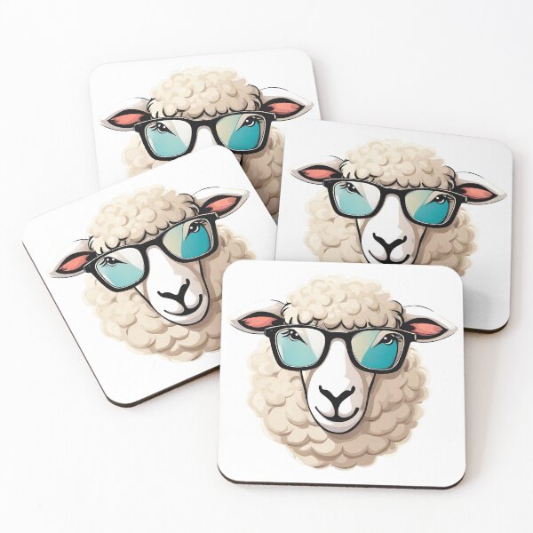 Item preview, Sheep in Glasses designed and sold by Tom-Johnson.