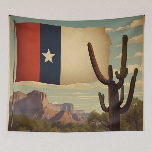 Item preview, 007 Vintage Texas Travel Poster Design designed and sold by Alexis Art Collection.