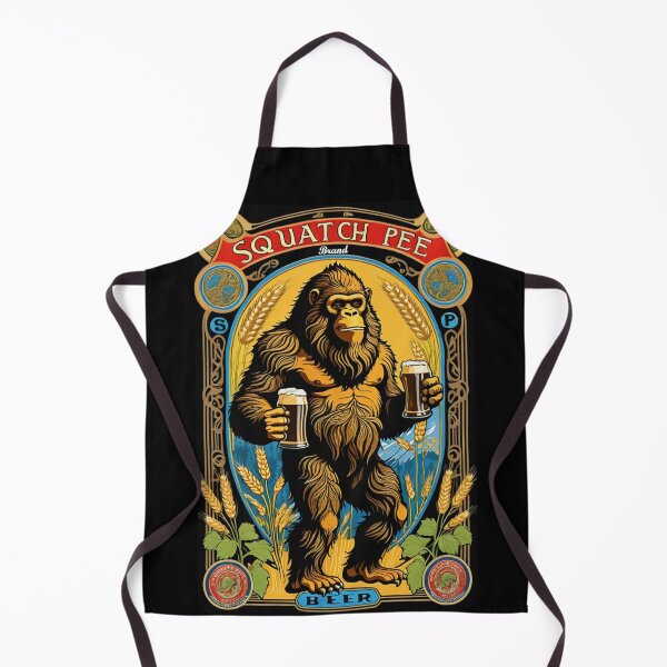 Item preview, Squatch Pee™ Brand Beer Label designed and sold by YuckyCat.