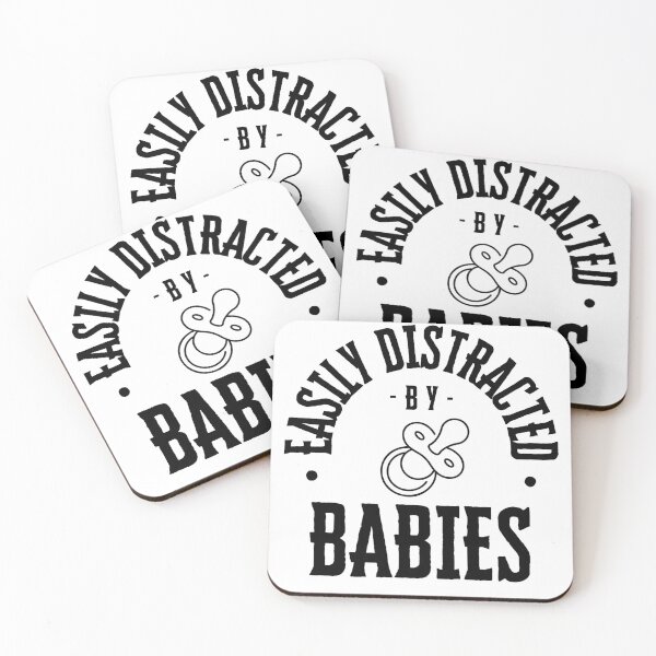Item preview, Easily Distracted by Babies designed and sold by bububabuinc.