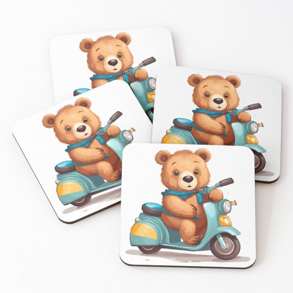 Item preview, Scooter-Riding Bear Fun designed and sold by Tom-Johnson.