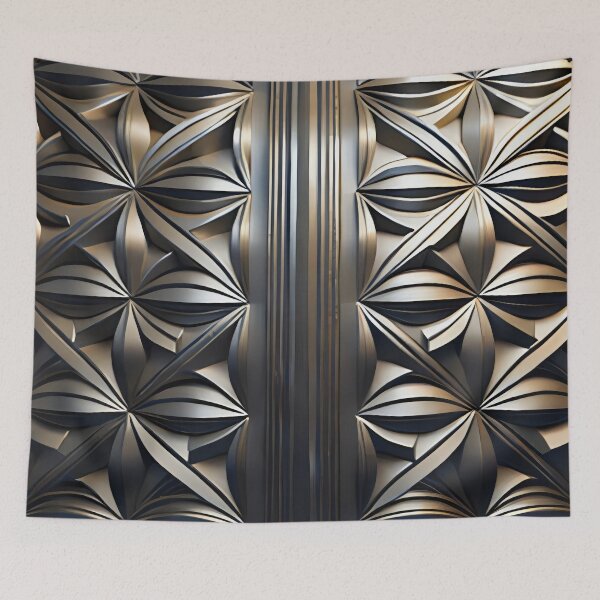 Item preview, Silver art deco style 017 designed and sold by fleesphotos.