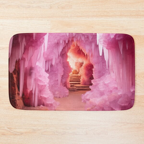 Item preview, Divine Rose quartz crystal cave (1) designed and sold by ArtbyJanineTate.
