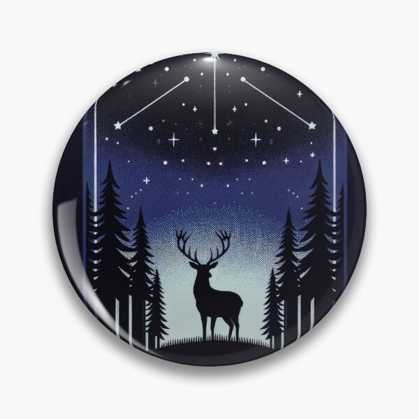 Item preview, Mystical Night and the Silent Deer designed and sold by SunkenCost.