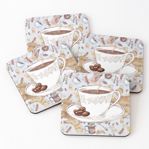 Item preview, Pretty cup of coffee designed and sold by Sky-Sailor-Shop.
