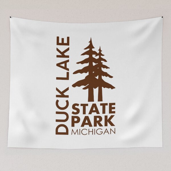 Item preview, Duck Lake State Park Michigan Pines designed and sold by bivenart.