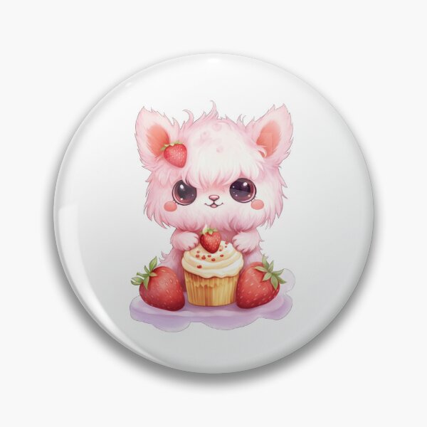 Item preview, Little Monster with Strawberry Cupcakes designed and sold by Pakkard17.