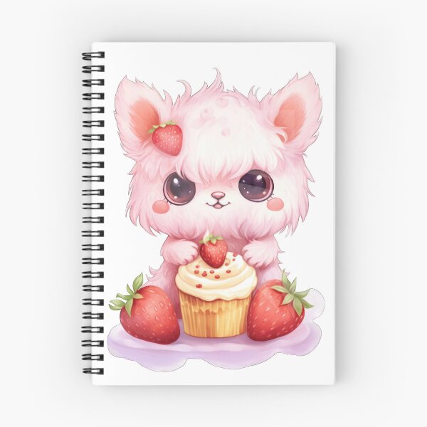 Item preview, Little Monster with Strawberry Cupcakes designed and sold by Pakkard17.