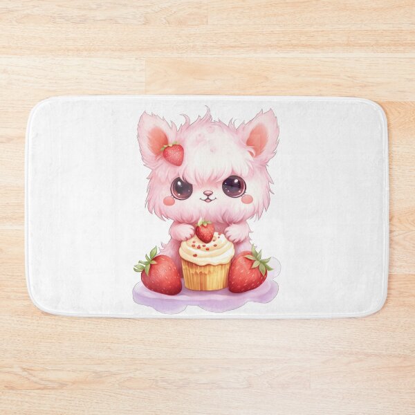 Item preview, Little Monster with Strawberry Cupcakes designed and sold by Pakkard17.