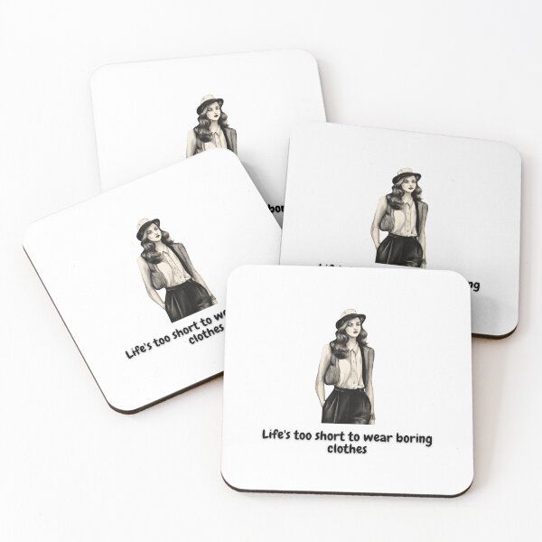Item preview, Life's too short classy empowerment modern quotes expression designed and sold by MartaRMC.