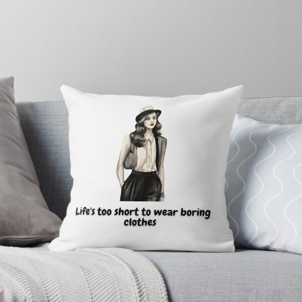 Item preview, Life's too short classy empowerment modern quotes expression designed and sold by MartaRMC.