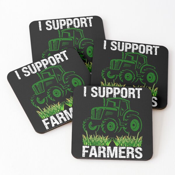 Item preview, I Support Farmers, Farmers Protest designed and sold by Quirky Shirts.