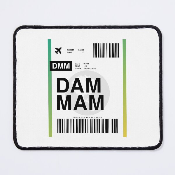 Item preview, Damman Boarding Pass designed and sold by RabbitK.