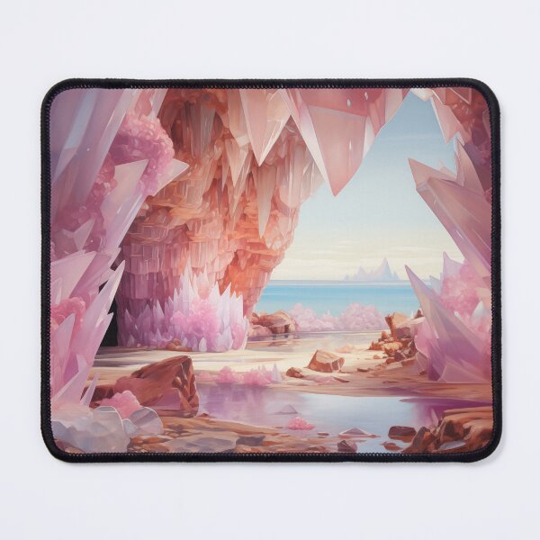 Item preview, Divine Rose quartz crystal cave (3) designed and sold by ArtbyJanineTate.
