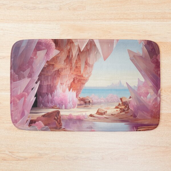 Item preview, Divine Rose quartz crystal cave (3) designed and sold by ArtbyJanineTate.