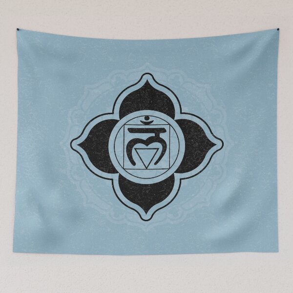 Item preview, Root Chakra Mandala - Sky + Coal designed and sold by Irene Estelle.