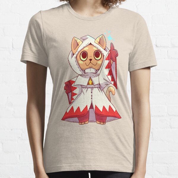 Weiß Magier Fantasy Cat Essential T-Shirt