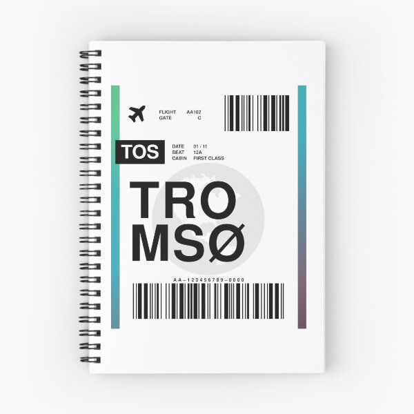 Item preview, Tromsø Boarding Pass designed and sold by RabbitK.