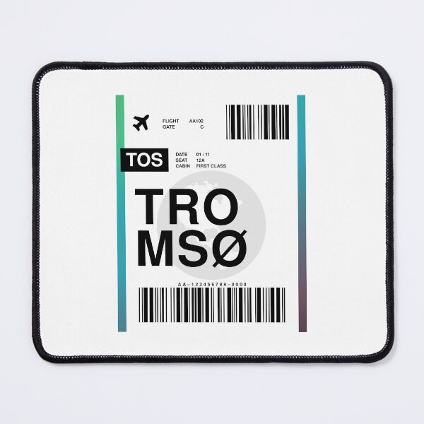 Item preview, Tromsø Boarding Pass designed and sold by RabbitK.