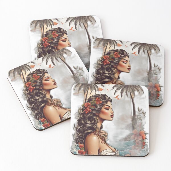 Item preview, Inked Tropics: Sailor Jerry Inspired T-Shirt Designs designed and sold by Leo digital art.