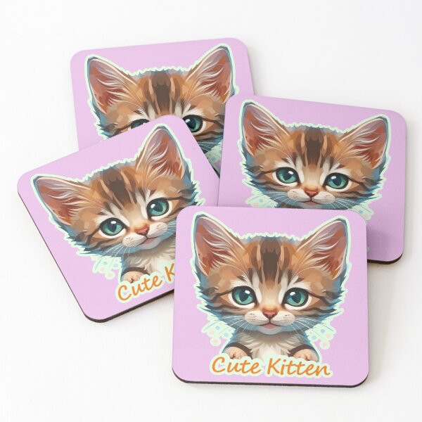 Item preview, Cute Kitten designed and sold by Delemore Art.